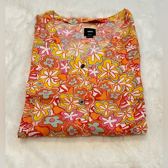 VANS Resort Floral Womens Short Dress - Picture 10 of 12